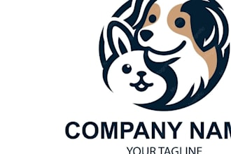 design vibrant animal logo for dog lovers