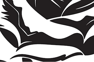 create floral and minimalist tattoo design