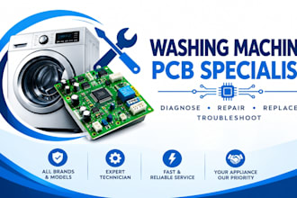 design washing machine pcb