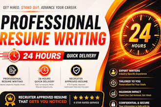 write ats optimized resume, cover letter and linkedin profile