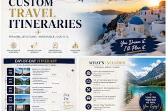 create a personalized travel itinerary for your trip