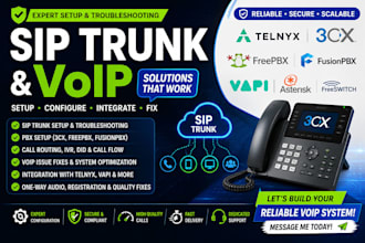 fix trobleshoot sip trunk voip telnyx vapi 10dic  3cx freepbx plivo fusionpbx