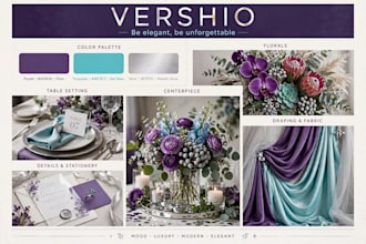 design luxury wedding and event decoration