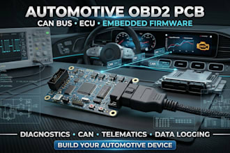 design automotive obd2 electronics and embedded firmware