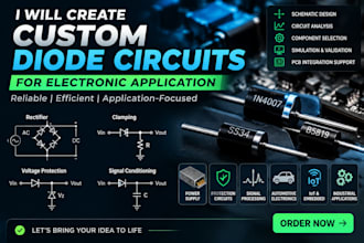 create custom diode circuits for electronic application