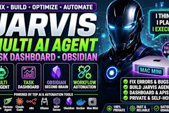 fix build multi ai agent jarvis ai assistant dashboard for tasks jasper ai