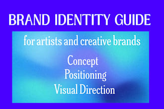 create your artist brand identity guide and visual direction