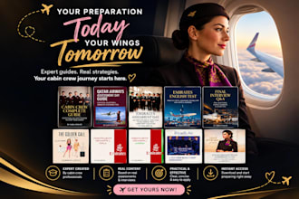 create a professional cabin crew CV for airline applications