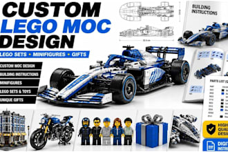 design custom lego moc, lego set toys, minifigures, gifts