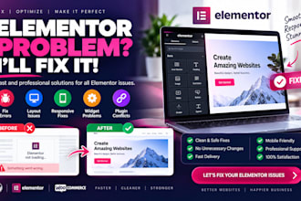 fix elementor bugs, errors and responsive issues
