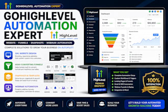 be gohighlevel automation expert for ghl website funnel and snapshot ghl webinar