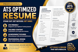 write an ats optimized resume for job seekers