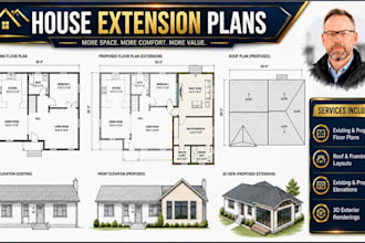 draw house extension plans home addition architectural permit drawings