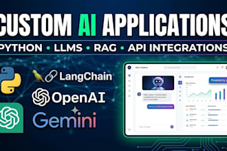 build custom ai applications using python and llms