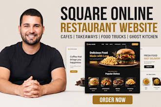 build square online restaurant cafes takeaways food trucks ghost kitchen website