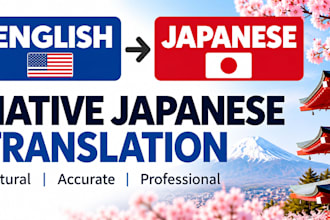 translate english to natural japanese as a native japanese speaker