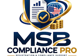 register your US msb with fincen and provide aml compliance support