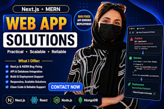 fix next js and mern bugs API errors and deployment issues