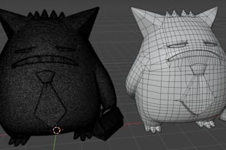 retopologize your 3d model into a clean and optimized low poly mesh