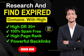 find powerful expired domains with da 90 site