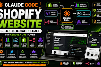 do claude code shopify website claude cowork api shopify liquid n8n agent mcp