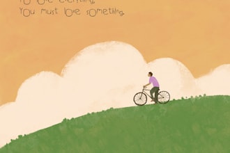 illustrate slice of life story with expressive and unique storytelling