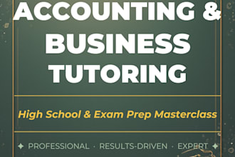 tutor high school accounting and business studies online