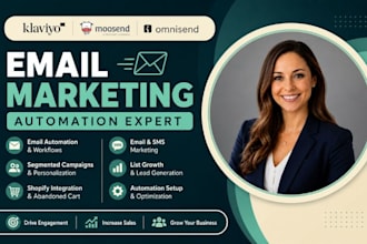 setup klaviyo moosend omnisend email marketing shopify email automation workflow