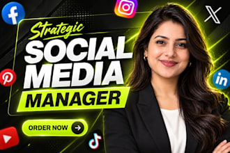 be your social media manager social media marketing manager