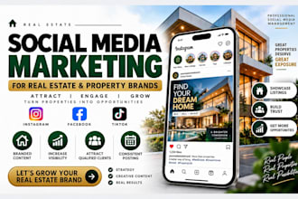 be your real estate smm and property social media marketing manager