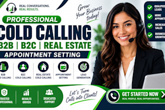 cold calling cold caller b2b b2c cold calling real estate appointment setting