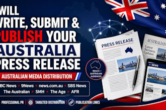 write submit and publish your australia press release to top media sites