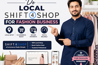 do shift4shop for fashion business website