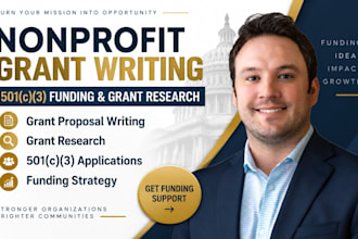 write nonprofit grant proposal grant research 501c3 applications funding support