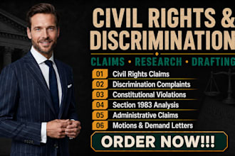be your civil rights lawyer for discrimination and rights violations