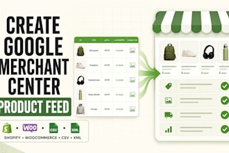 create and optimize your google merchant center product feed