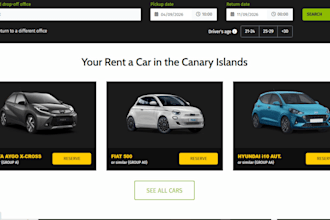build car hire dealership limousine car rental booking wordpress wix website