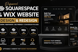 squarespace website design squarespace redesign wix website design wix redesign