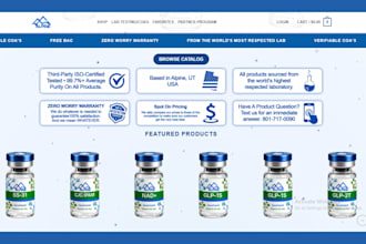 design skincare shopify beauty skincare website design