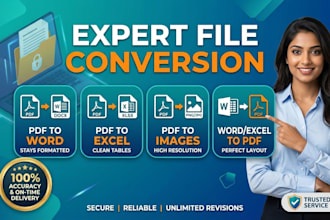 convert PDF to word, excel, jpg, and word to PDF accurately
