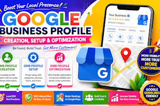 create, set up and optimize your google business profile gmb