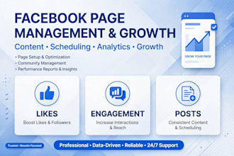 manage and market your facebook business page for growth