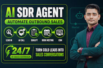 build ai sdr agent for outbound sales, cold calling and appointment setting