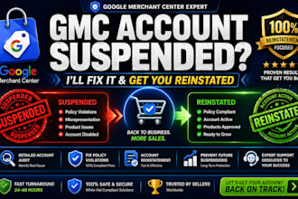fix your suspended google merchant center account and resolve misrepresentation