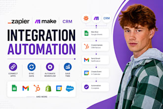 zapier automation make CRM integration workflow automation