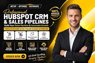hubspot crm setup hubspot sales pipeline hubspot integration automation hubspot
