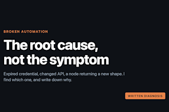 fix your broken n8n, make or zapier automation