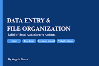 organize files and manage administrative documents