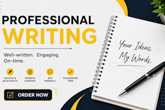 help you with writing of article