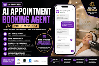 build an ai appointment booking agent for your med spa
